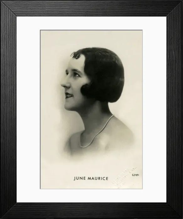 Framed Print : June Maurice - English Actress Framed Print : June Maurice - English Actress