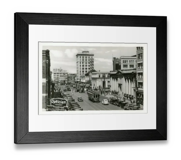 Framed Print : Douglas Street, Victoria, British Columbia, Canada Framed Print : Douglas Street, Victoria, British Columbia, Canada