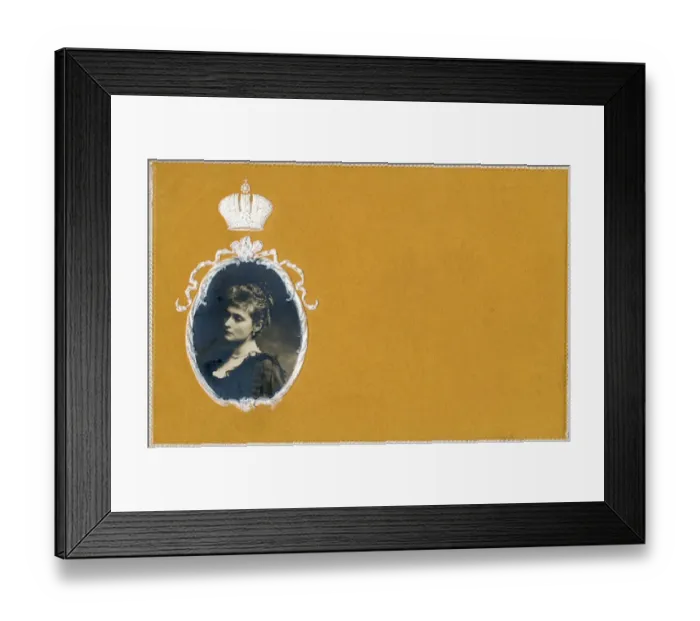 Framed Print : Rare Postcard - Alexandra Feodorovna - Empress of Russia Framed Print : Rare Postcard - Alexandra Feodorovna - Empress of Russia