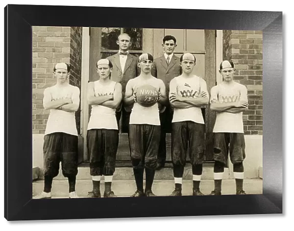 The Northwestern High School Basketball Team 1913-1914