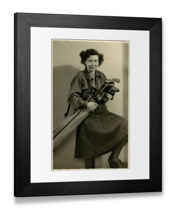 Framed Print : Jean Williams - Lady Golfer of the 1930s Framed Print : Jean Williams - Lady Golfer of the 1930s