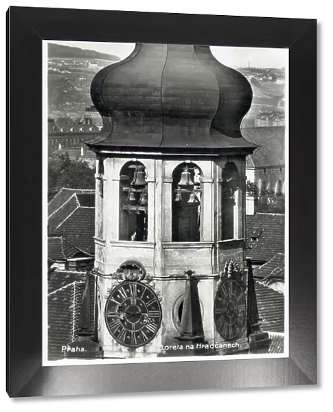 Belltower of Loreta on the Hradschin, Prague, Czech Republic
