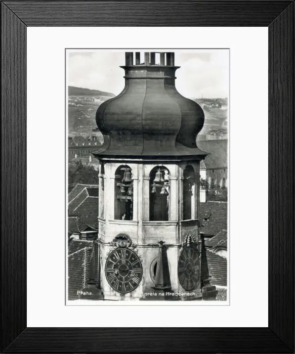 Framed Print : Belltower of Loreta on the Hradschin, Prague, Czech Republic Framed Print : Belltower of Loreta on the Hradschin, Prague, Czech Republic