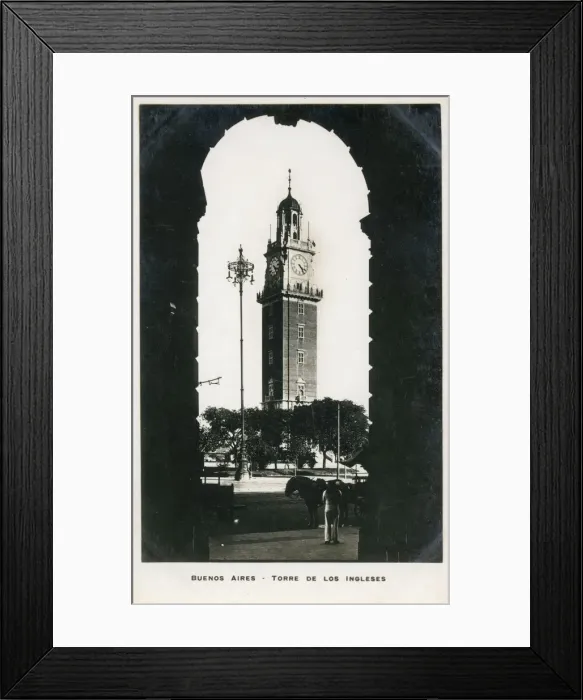 Framed Print : Torre de los Ingleses, Buenos Aires, Argentina Framed Print : Torre de los Ingleses, Buenos Aires, Argentina