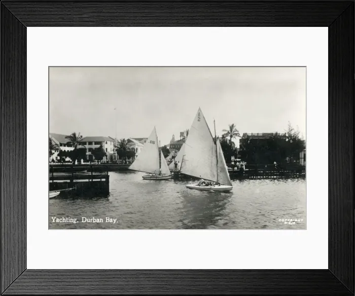 Framed Print : Yachting, Durban, Natal Province, South Africa Framed Print : Yachting, Durban, Natal Province, South Africa
