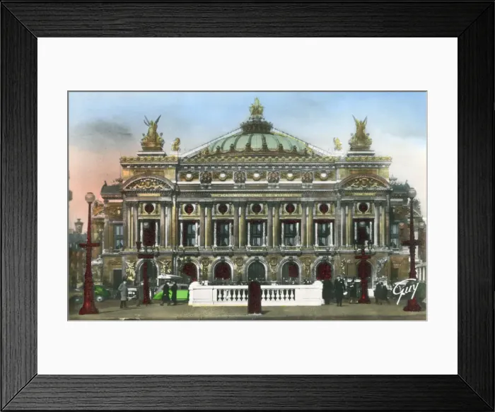 Framed Print : Paris, France - Theatre de L Opera Framed Print : Paris, France - Theatre de L Opera
