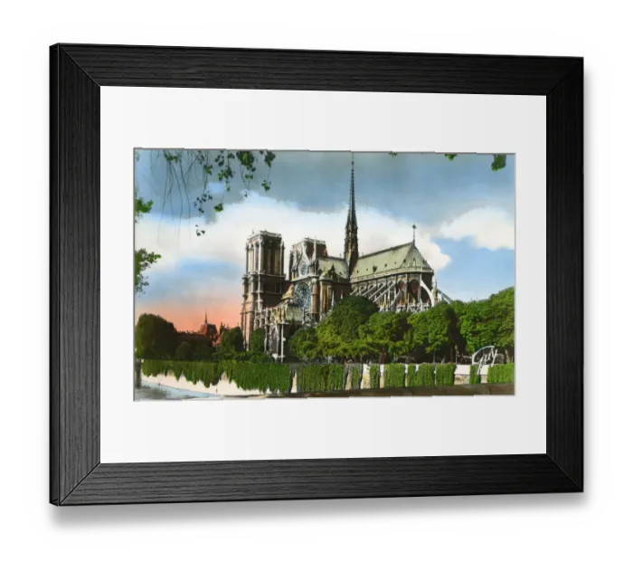 Framed Print : Paris, France - Notre Dame Cathedral
