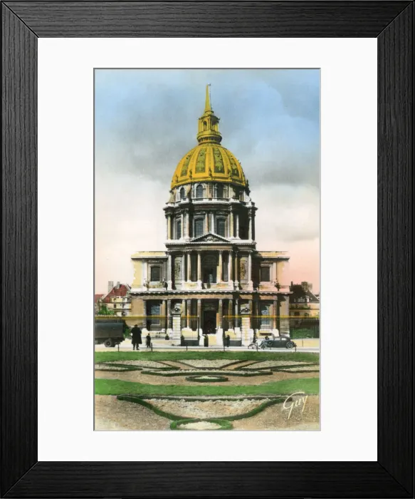 Framed Print : Paris, France - Dome des Invalides (1706) Framed Print : Paris, France - Dome des Invalides (1706)