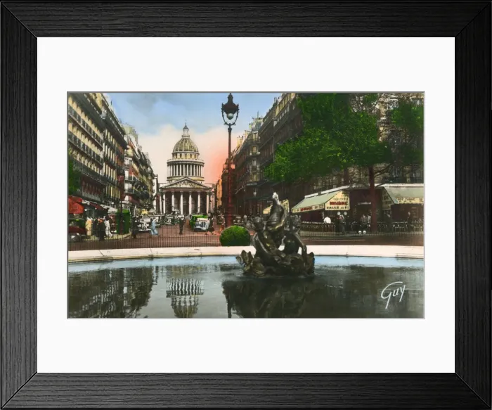 Framed Print : Paris, France - Rue Soufflot and the Pantheon Framed Print : Paris, France - Rue Soufflot and the Pantheon