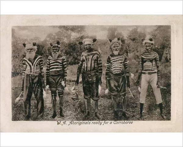 Western Australia - Aborigine Elders ready for a Corroboree