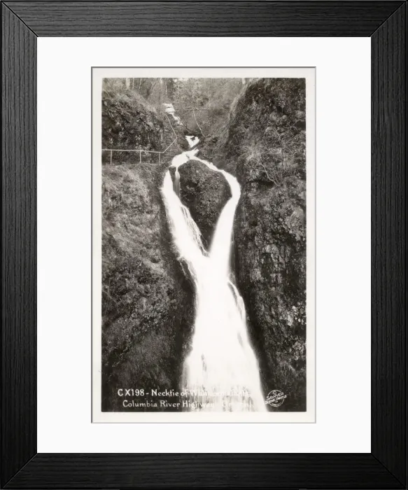 Framed Print : Columbia River Highway, Oregon, USA - Wahkeena Falls Framed Print : Columbia River Highway, Oregon, USA - Wahkeena Falls