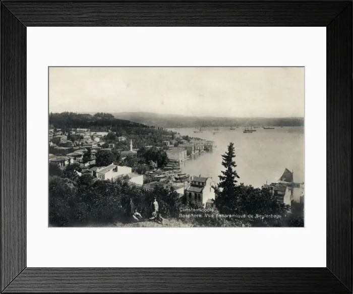 Framed Print : Panoramic View of Beylerbeyi and the Bosphorus, Istanbul Framed Print : Panoramic View of Beylerbeyi and the Bosphorus, Istanbul