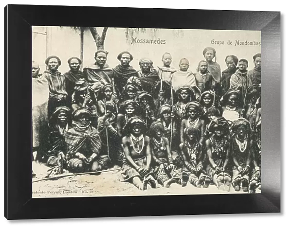 Luanda, Angola - Group of Mondombos Tribespeople, Mocamedes