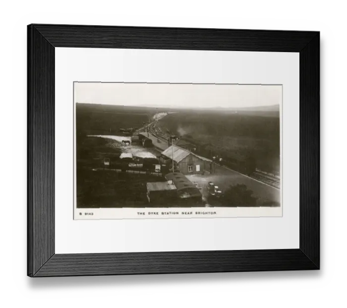 Framed Print : The Dyke Railway Station near Brighton, West Sussex Framed Print : The Dyke Railway Station near Brighton, West Sussex