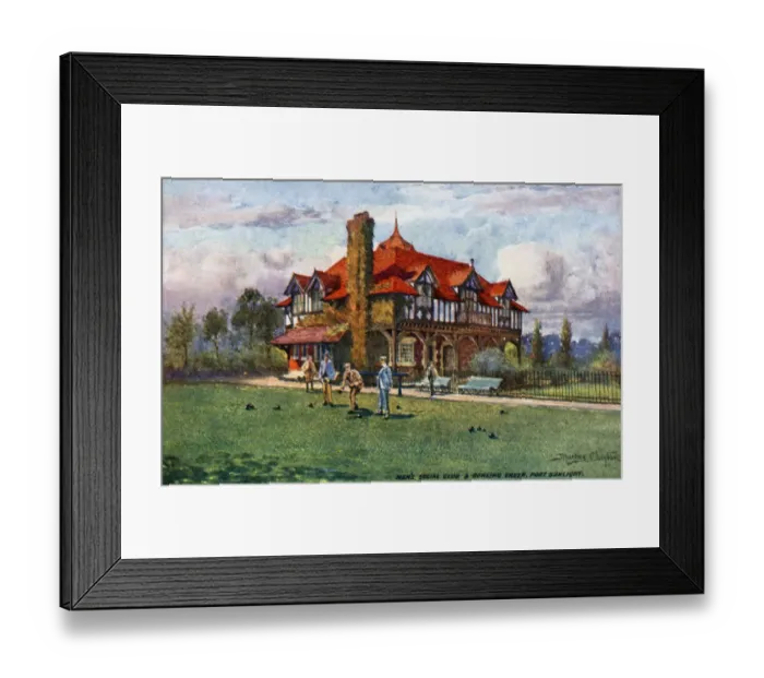 Framed Print : Port Sunlight - Cheshire, Merseyside - Mens Social Club Framed Print : Port Sunlight - Cheshire, Merseyside - Mens Social Club