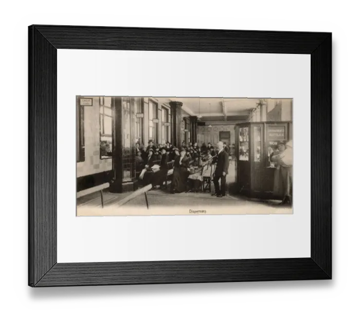 Framed Print : St Bartholomews Hospital, London - The Dispensary Framed Print : St Bartholomews Hospital, London - The Dispensary