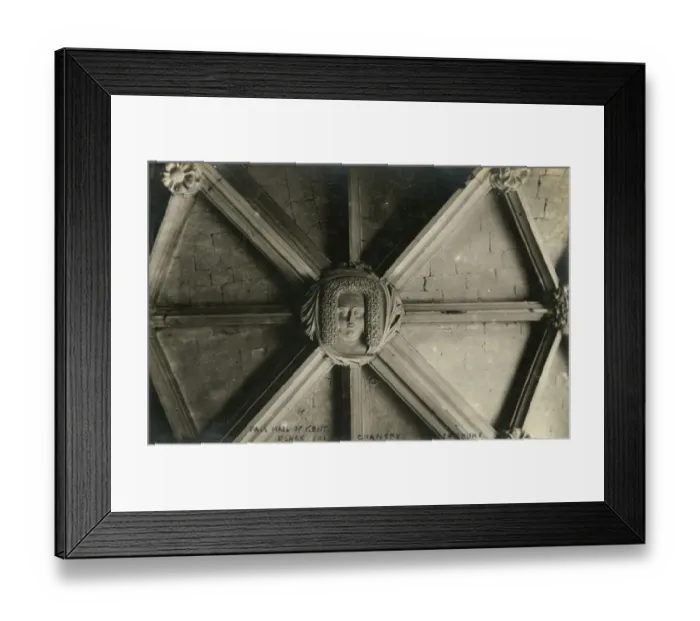 Framed Print : Fair Maid of Kent - The Black Princes Chantry, Canterbury