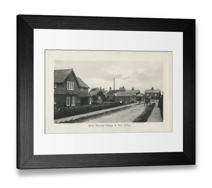 Framed Print : West Mersea Village & Post Office - Essex Framed Print : West Mersea Village & Post Office - Essex
