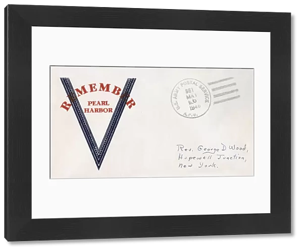 WW2 - Remember Pearl Harbour - Patriotic envelope