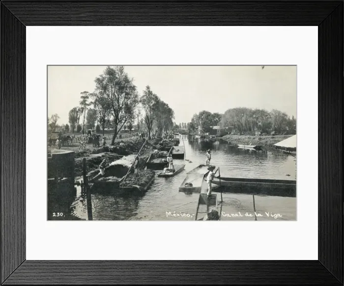 Framed Print : Mexico City - Canal de la Viga Framed Print : Mexico City - Canal de la Viga