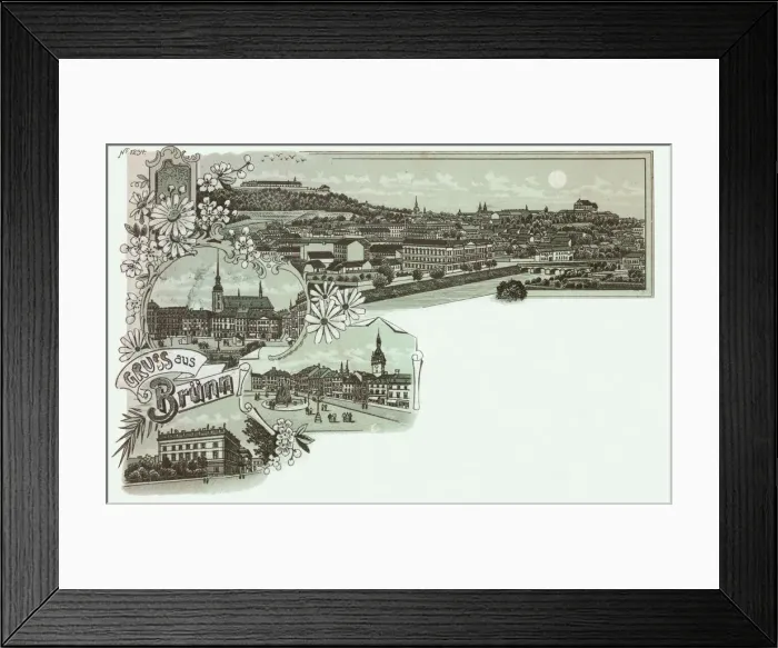 Framed Print : Brno - Czechoslovakia Framed Print : Brno - Czechoslovakia