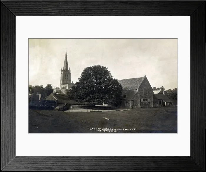 Framed Print : Oakham Church and Castle Framed Print : Oakham Church and Castle