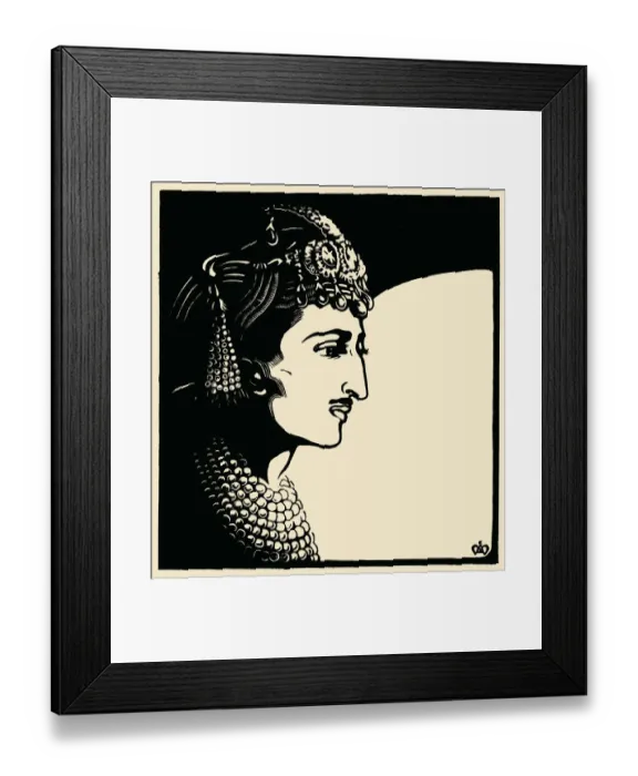 Framed Print : Woodcut print Framed Print : Woodcut print