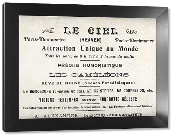 Le Ciel - Paris Cabaret Nightclub