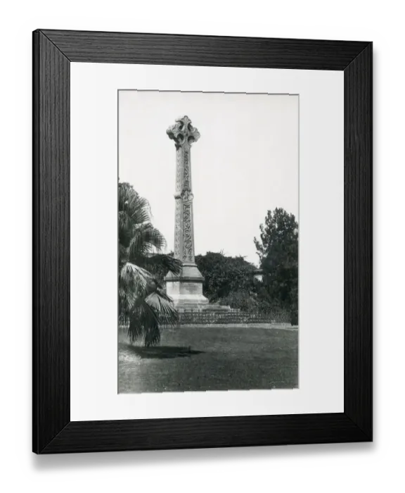 Framed Print : Lucknow, India - The Residency - Sir Henry Lawrence Monument Framed Print : Lucknow, India - The Residency - Sir Henry Lawrence Monument