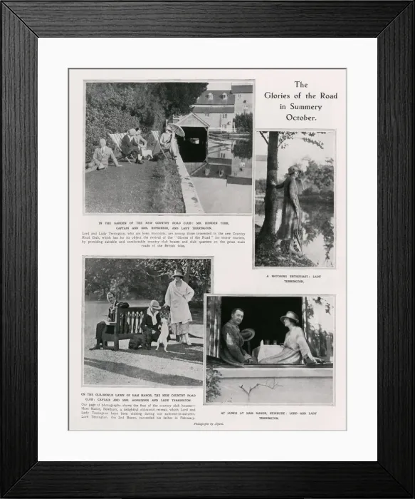 Framed Print : First British country club house; Ham Manor, October 1921 Framed Print : First British country club house; Ham Manor, October 1921