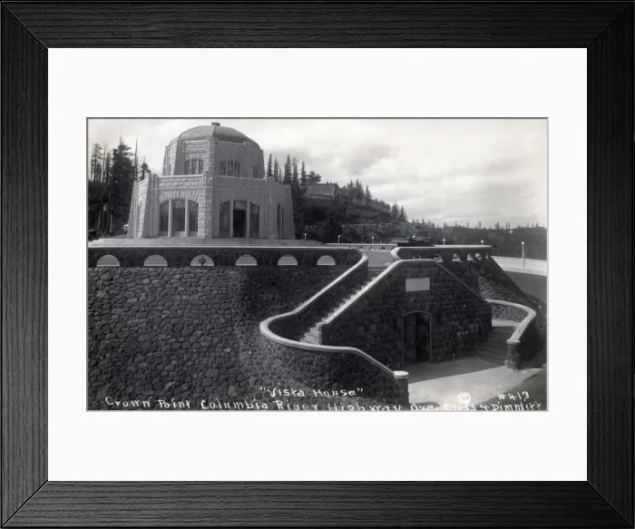Framed Print : Vista House, Crown Point, Columbia River, Highway One, USA Framed Print : Vista House, Crown Point, Columbia River, Highway One, USA