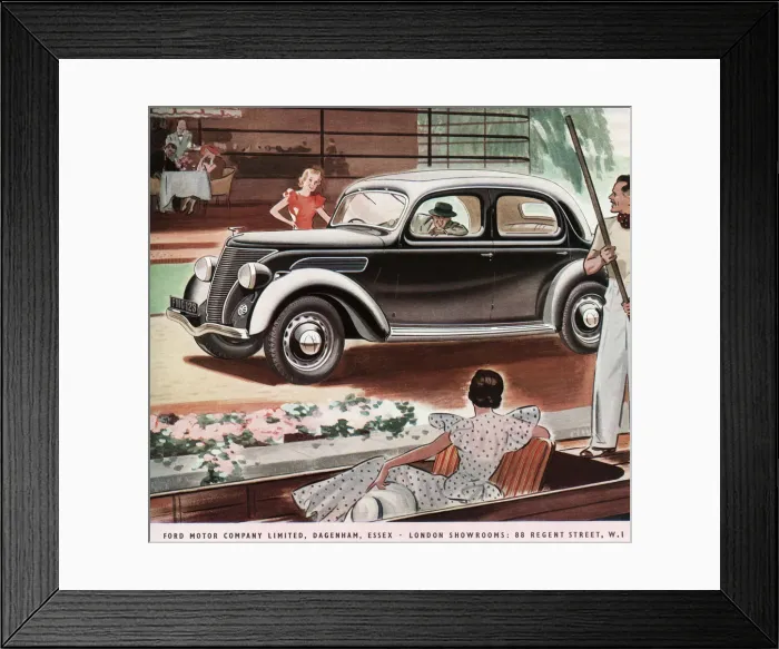 Framed Print : Ford V8 22 advertisement, 1938 Framed Print : Ford V8 22 advertisement, 1938