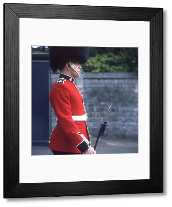 Framed Print : Guardsman at Windsor Castle, Berkshire Framed Print : Guardsman at Windsor Castle, Berkshire