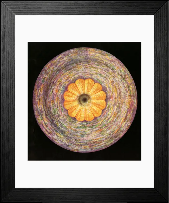 Framed Print : The Crown Chakra Framed Print : The Crown Chakra