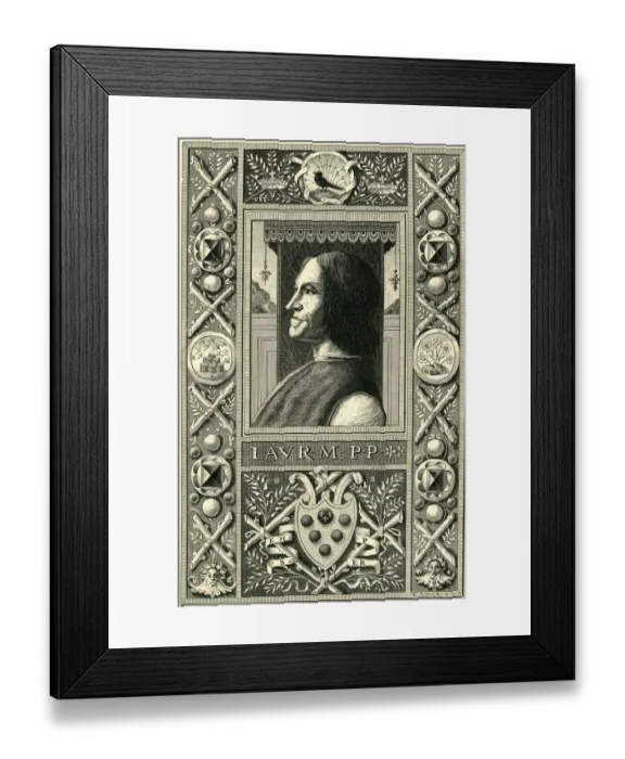 Framed Print : LORENZO DE MEDICI Framed Print : LORENZO DE MEDICI