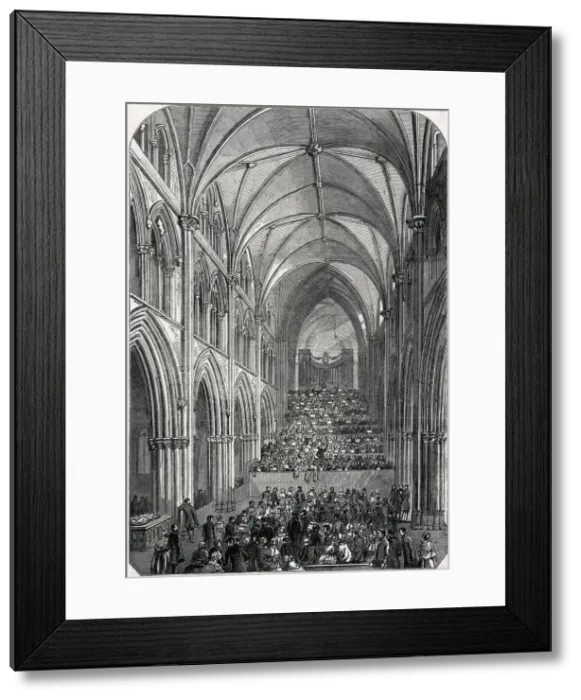 Framed Print : Music Worcester Cathedral Framed Print : Music Worcester Cathedral