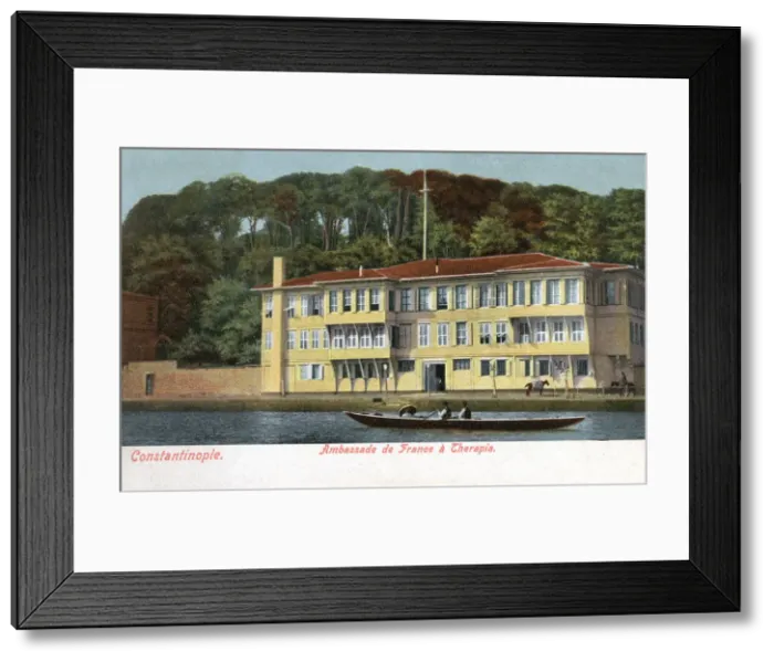 Framed Print : The Palace of the Ambassdor to France at Therapia, Istanbul Framed Print : The Palace of the Ambassdor to France at Therapia, Istanbul