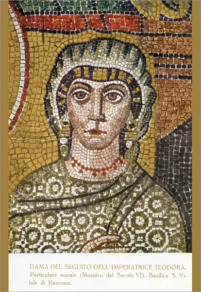 Lady in Waiting of Empress Theodora - Basilica of San Vitale