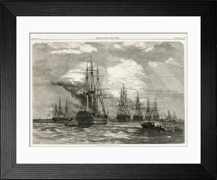 Framed Print : The British Fleet at Spithead Framed Print : The British Fleet at Spithead