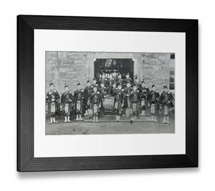 Framed Print : Edinburgh Industrial School, Liberton, Boys Band Framed Print : Edinburgh Industrial School, Liberton, Boys Band