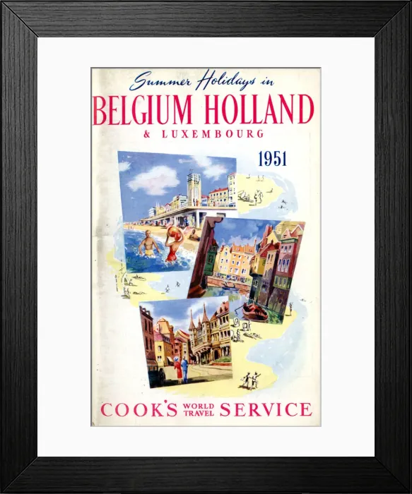 Framed Print : Thomas Cook Travel Brochure - Cover Framed Print : Thomas Cook Travel Brochure - Cover