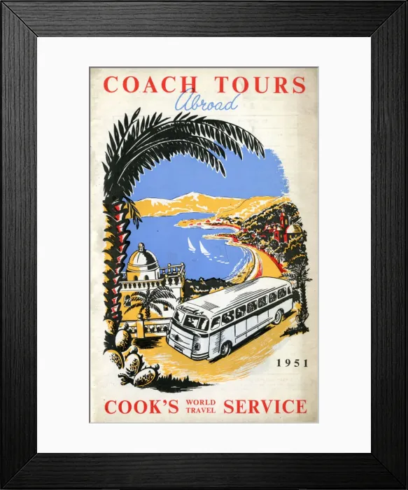 Framed Print : Thomas Cook Travel Brochure - Cover Framed Print : Thomas Cook Travel Brochure - Cover