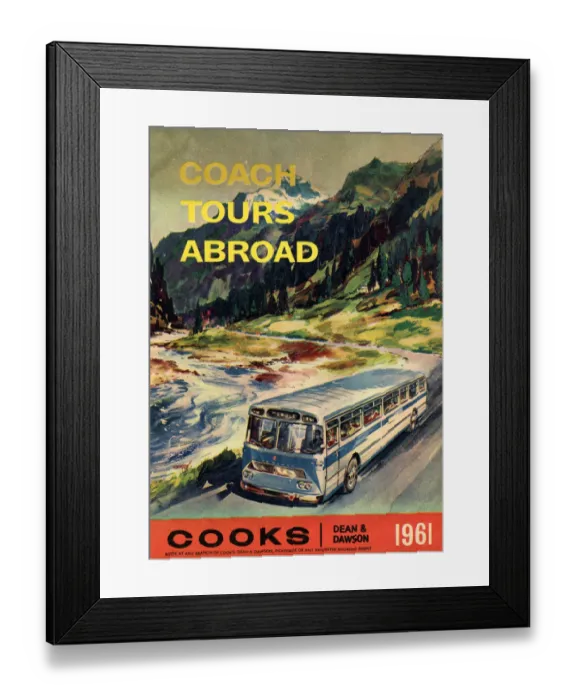 Framed Print : Thomas Cook Travel Brochure - Cover Framed Print : Thomas Cook Travel Brochure - Cover