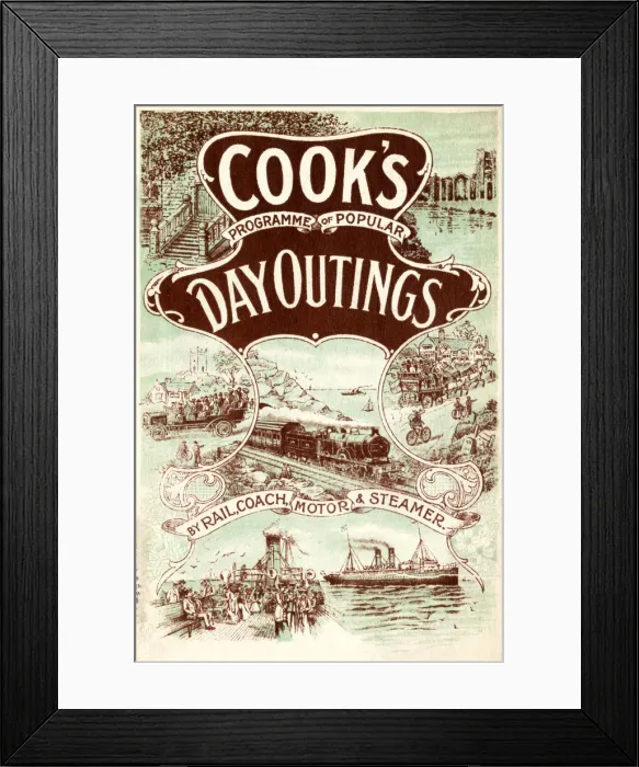 Framed Print : Thomas Cook Travel Brochure - Cover Framed Print : Thomas Cook Travel Brochure - Cover