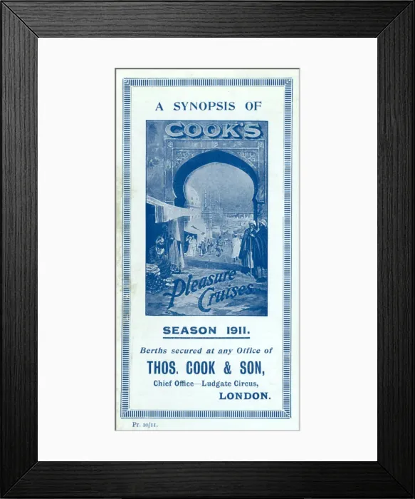Framed Print : Thomas Cook Travel Brochure - Cover Framed Print : Thomas Cook Travel Brochure - Cover