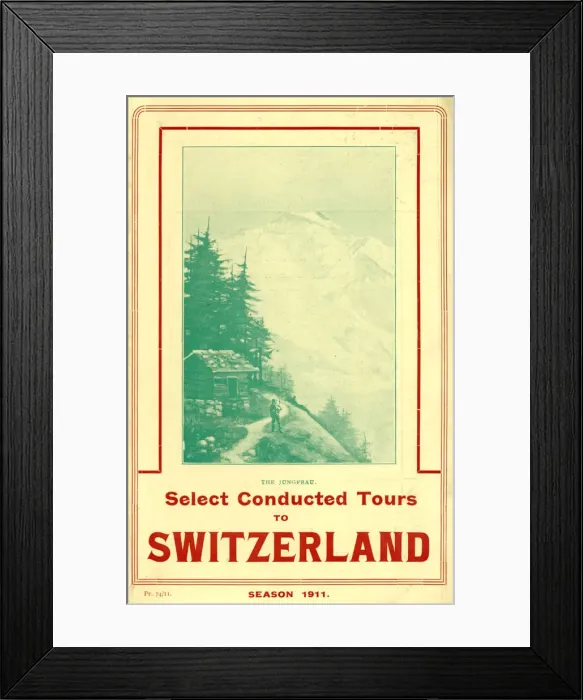 Framed Print : Thomas Cook Travel Brochure - Cover Framed Print : Thomas Cook Travel Brochure - Cover