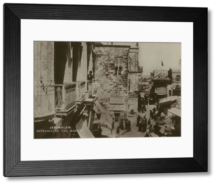 Framed Print : Jerusalem, Israel - Entrance to the Market Framed Print : Jerusalem, Israel - Entrance to the Market