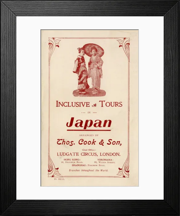Framed Print : Thomas Cook Travel Brochure - Cover Framed Print : Thomas Cook Travel Brochure - Cover