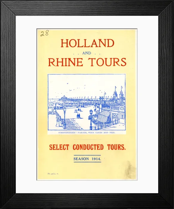 Framed Print : Thomas Cook Travel Brochure - Cover Framed Print : Thomas Cook Travel Brochure - Cover