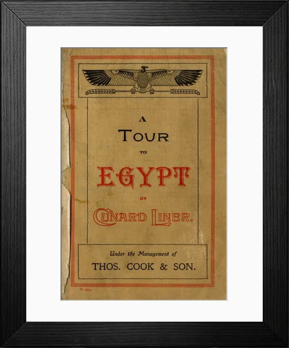 Framed Print : Thomas Cook Travel Brochure - Cover Framed Print : Thomas Cook Travel Brochure - Cover